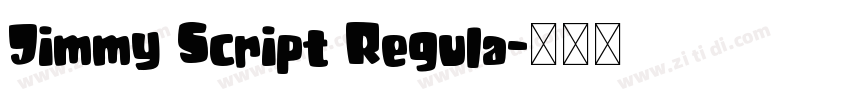 Jimmy Script Regula字体转换